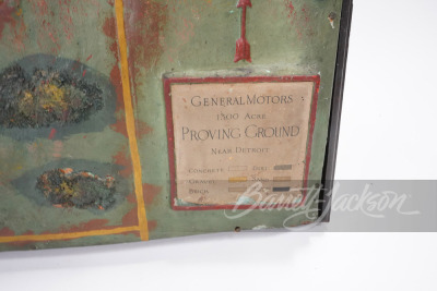 1930S GENERAL MOTORS PROVING GROUNDS SHOWROOM SIGN - 3