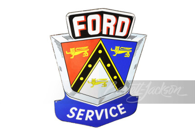 1952 FORD SERVICE JUBILEE SHIELD PORCELAIN SIGN