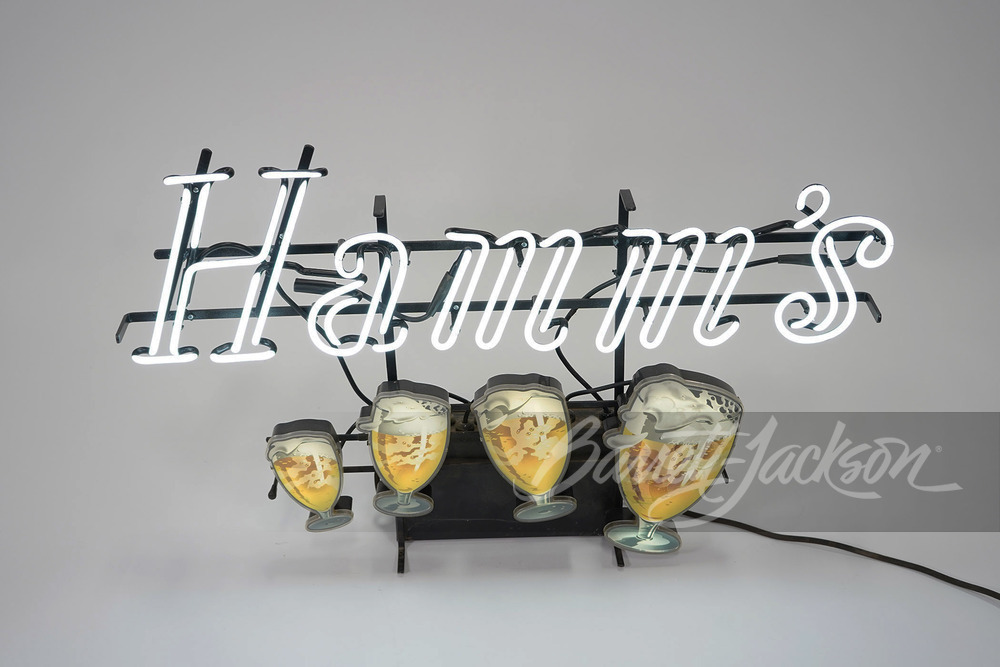 1950S HAMM'S FLOATING MUGS NEON SIGN