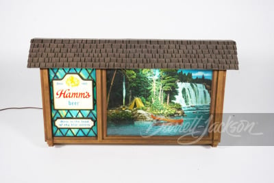 LATE 1950S-EARLY '60S HAMM'S BEER SCENE-O-RAMA SIGN