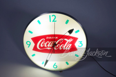 LATE 1950S COCA-COLA LIGHT-UP CLOCK