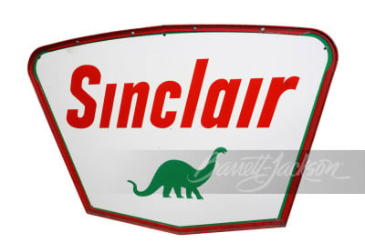 LATE 1950S-EARLY '60S SINCLAIR OIL PORCELAIN SIGN - 2