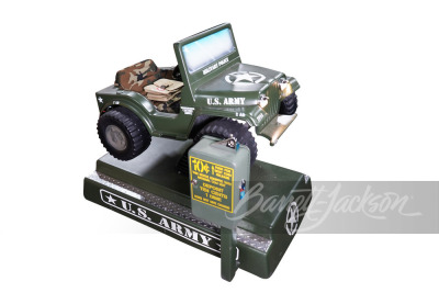 RESTORED COIN-OPERATED ARMY JEEP KIDDIE RIDE