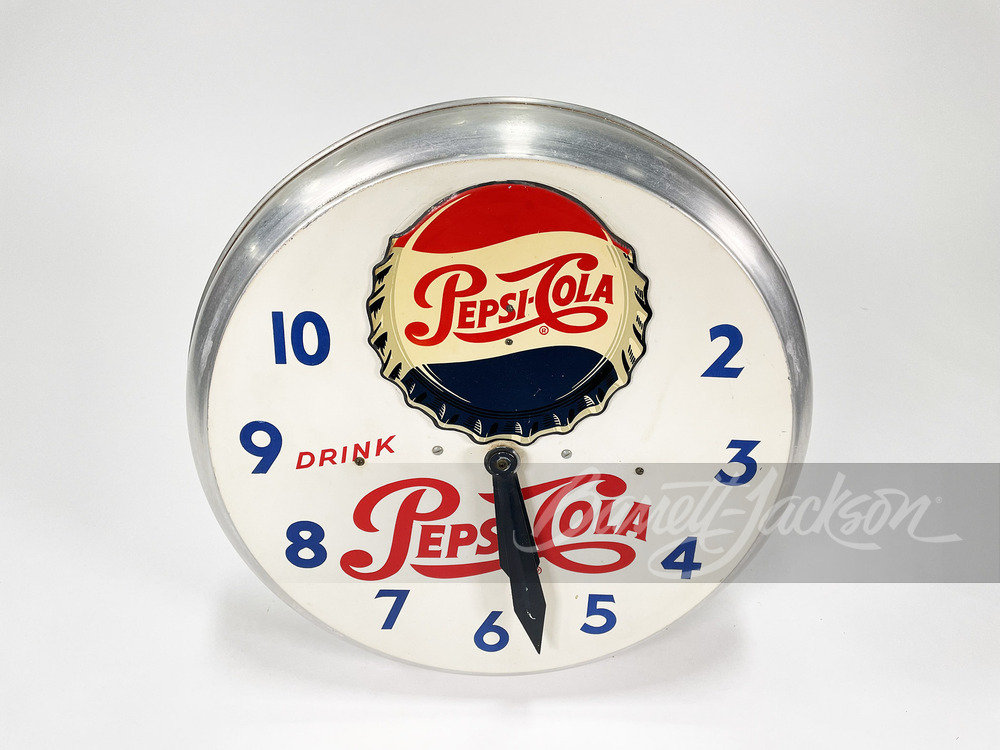 CIRCA 1951 PEPSI-COLA ELECTRIC CLOCK