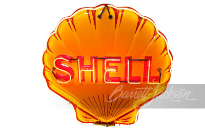 1930S SHELL OIL NEON PORCELAIN SIGN