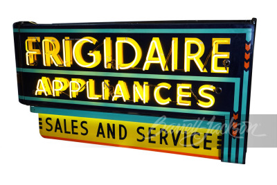 CIRCA 1940S-50S FRIGIDAIRE APPLIANCES NEON PORCELAIN SIGN