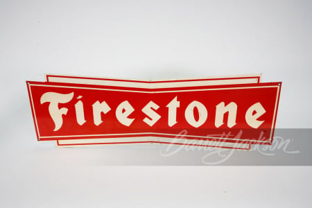 1950S-60S FIRESTONE TIRES TIN SIGN