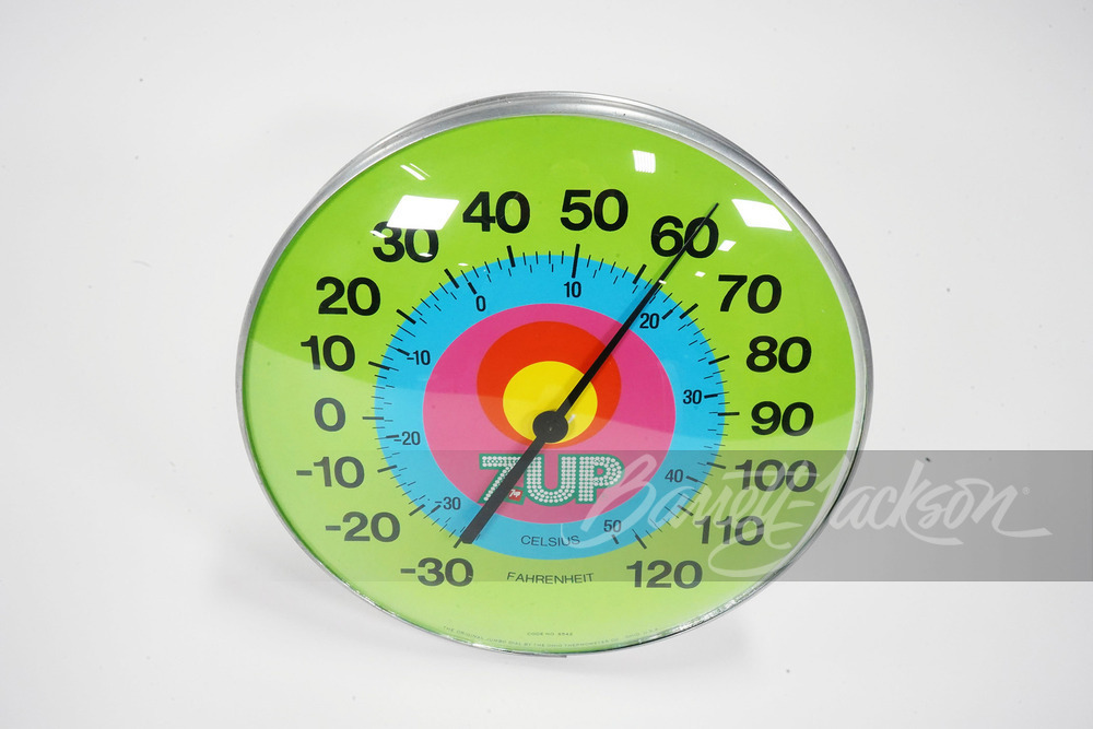 LATE 1960S 7UP DIAL THERMOMETER