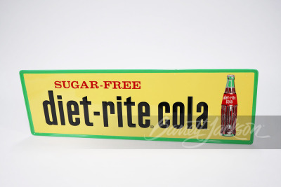 LATE 1950S DIET-RITE COLA TIN SIGN