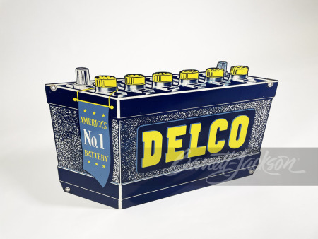 1950S DELCO BATTERIES TIN SIGN