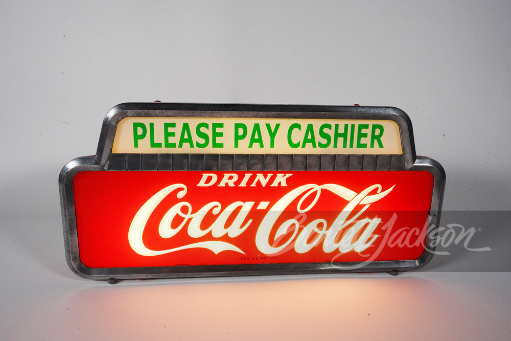 CIRCA LATE 1940S-EARLY '50S COCA-COLA LIGHT-UP SIGN