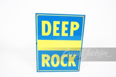 1950S DEEP ROCK REGULAR GASOLINE PORCELAIN SIGN