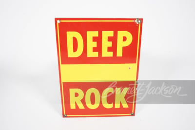 1950S DEEP ROCK PREMIUM GASOLINE PORCELAIN SIGN