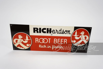 1940S RICHARDSON ROOT BEER TIN SIGN