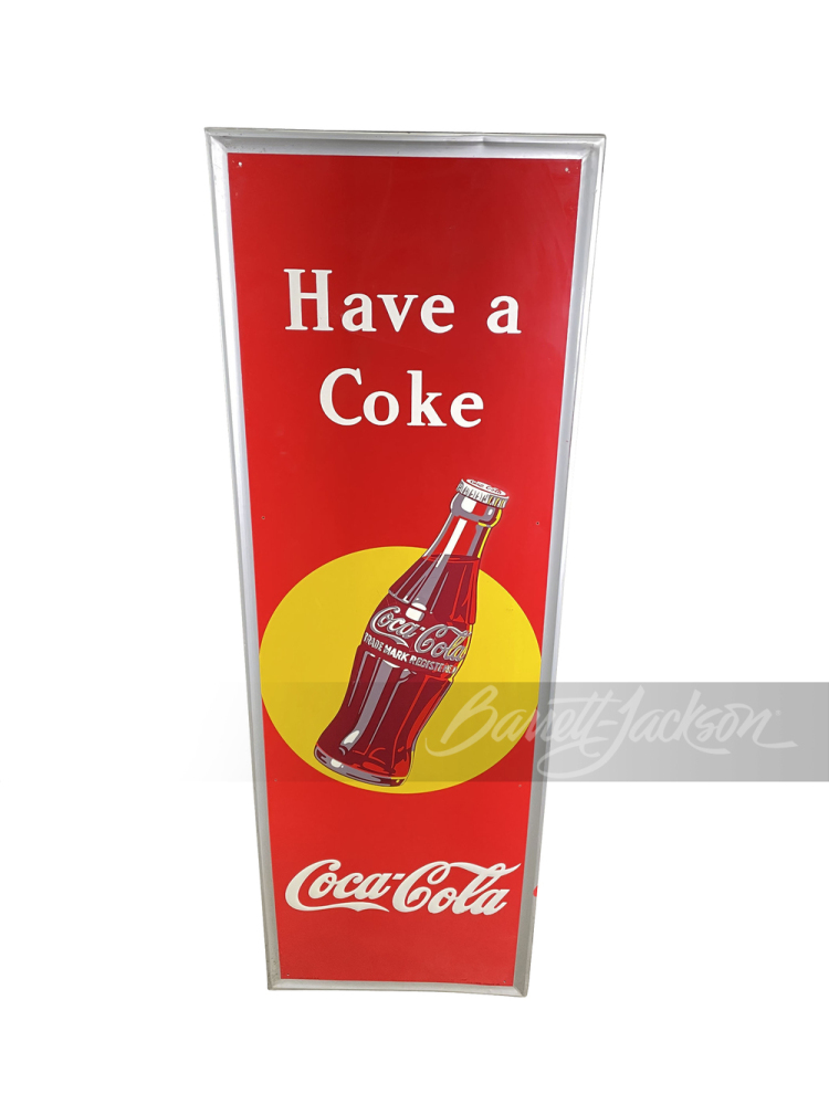 1949 COCA-COLA TIN SIGN