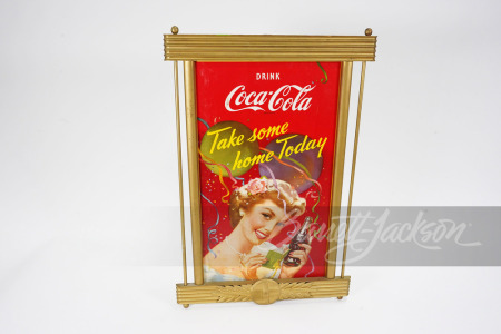 1951 COCA-COLA CARDBOARD SIGN