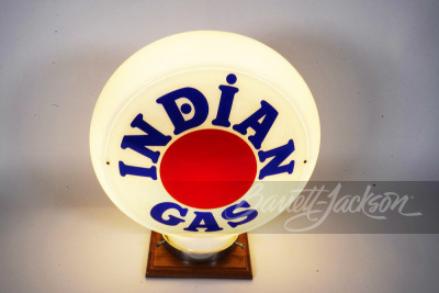 1930S INDIAN GAS (TEXACO PRODUCT) GAS PUMP GLOBE - 2