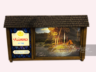 1950S HAMM"S BEER SCENE-O-RAMA TAVERN SIGN