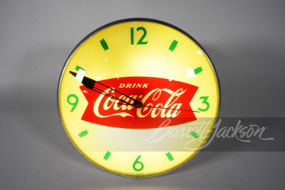 1950S COCA-COLA LIGHT-UP CLOCK