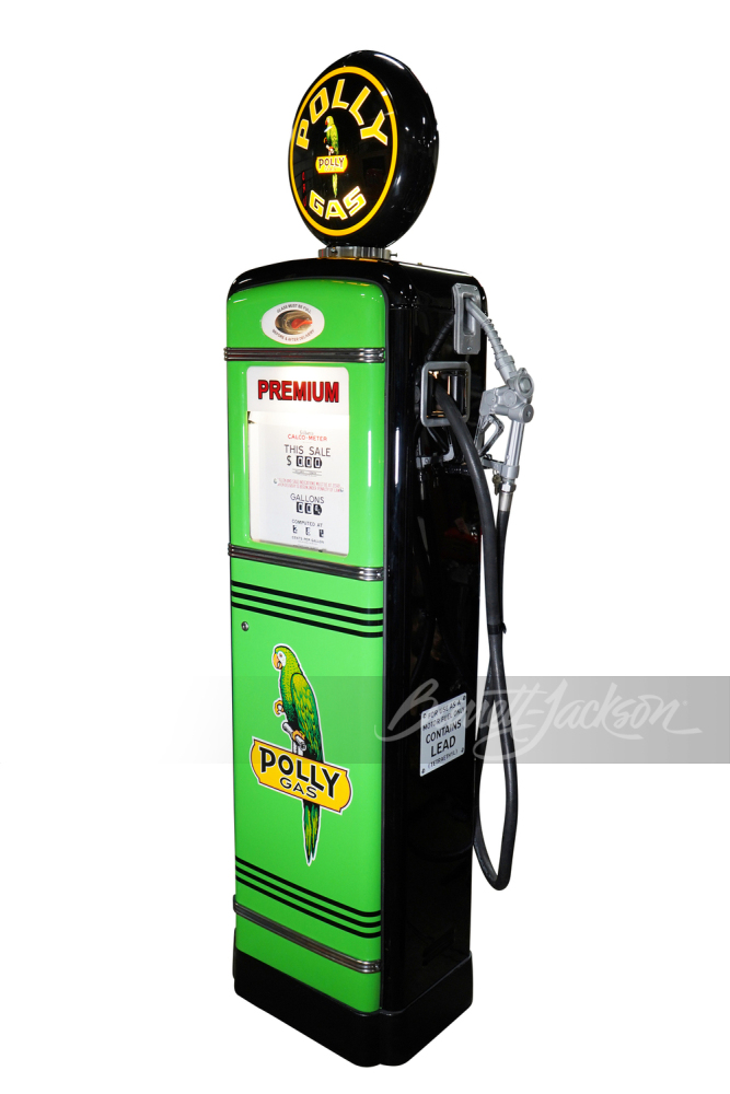 LATE 1940S WILSHIRE OIL POLLY GAS GILBARCO MODEL #96 GAS PUMP