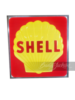 CIRCA 1960S SHELL OIL LIGHT-UP SIGN