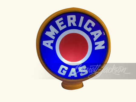 1930S AMERICAN OIL GAS HIGH-PROFILE GAS PUMP GLOBE