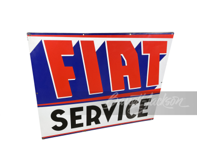 1950S FIAT SERVICE PORCELAIN SIGN