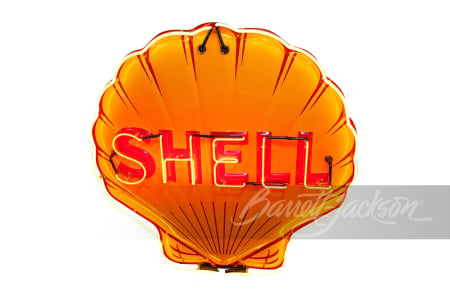 1930S SHELL OIL NEON PORCELAIN SIGN