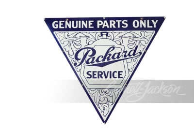 1920S-30S PACKARD SERVICE - GENUINE PARTS PORCELAIN SIGN