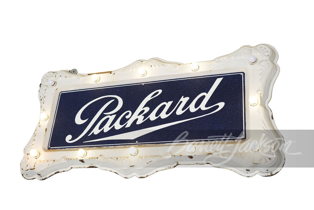 1920S PACKARD AUTOMOBILES PORCELAIN SIGN