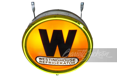 1930S WESTINGHOUSE REFRIGERATOR LIGHT-UP SIGN WITH NEON - 2