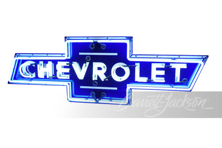 1930S-40S CHEVROLET NEON PORCELAIN SIGN