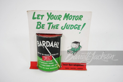 LATE 1950S-EARLY '60S BARDAHL CARDBOARD DISPLAY