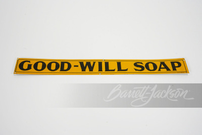 1920S GOOD-WILL SOAP TIN SIGN