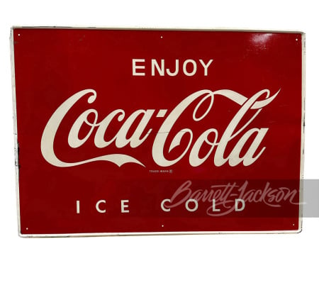 1960S COCA-COLA TIN SIGN