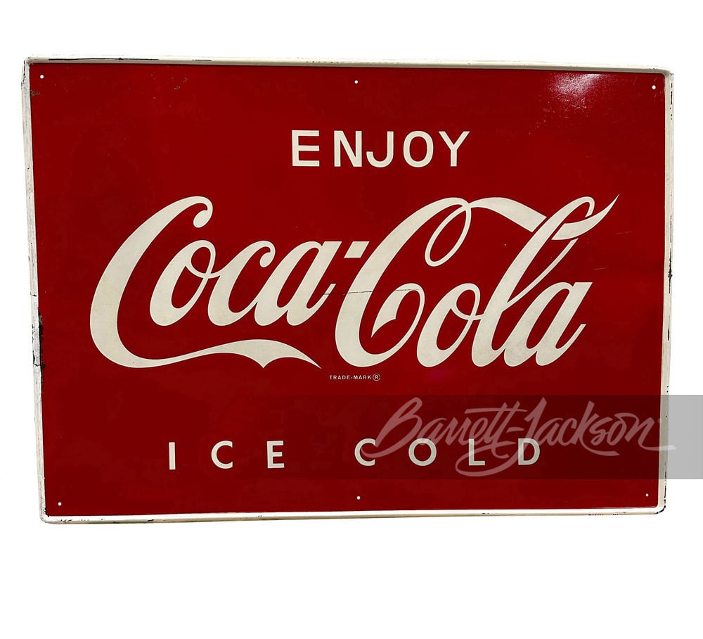 1960S COCA-COLA TIN SIGN