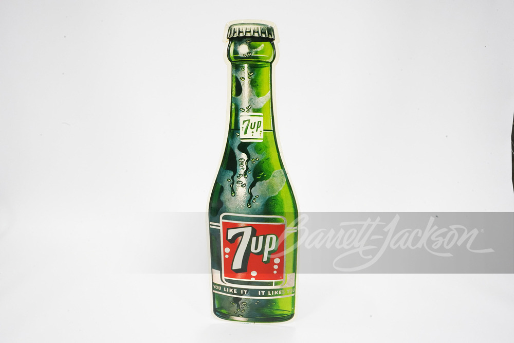 LATE 1950S-EARLY '60S 7UP SODA TIN SIGN