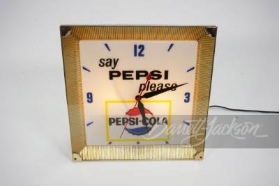 1960S PEPSI-COLA LIGHT-UP DINER CLOCK