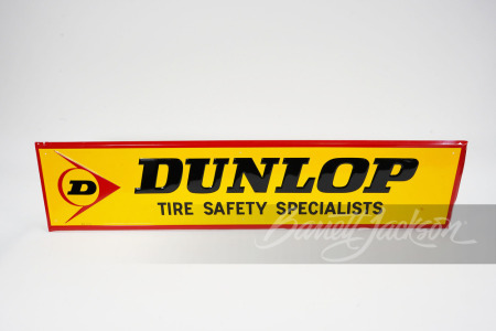 1975 DUNLOP TIRE TIN SIGN