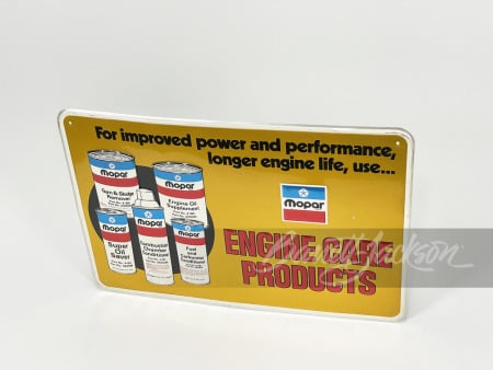 1970S MOPAR ENGINE CARE PRODUCTS TIN SIGN