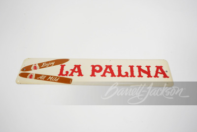 1940S LA PALINA CIGARS TIN SIGN