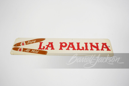 1940S LA PALINA CIGARS TIN SIGN