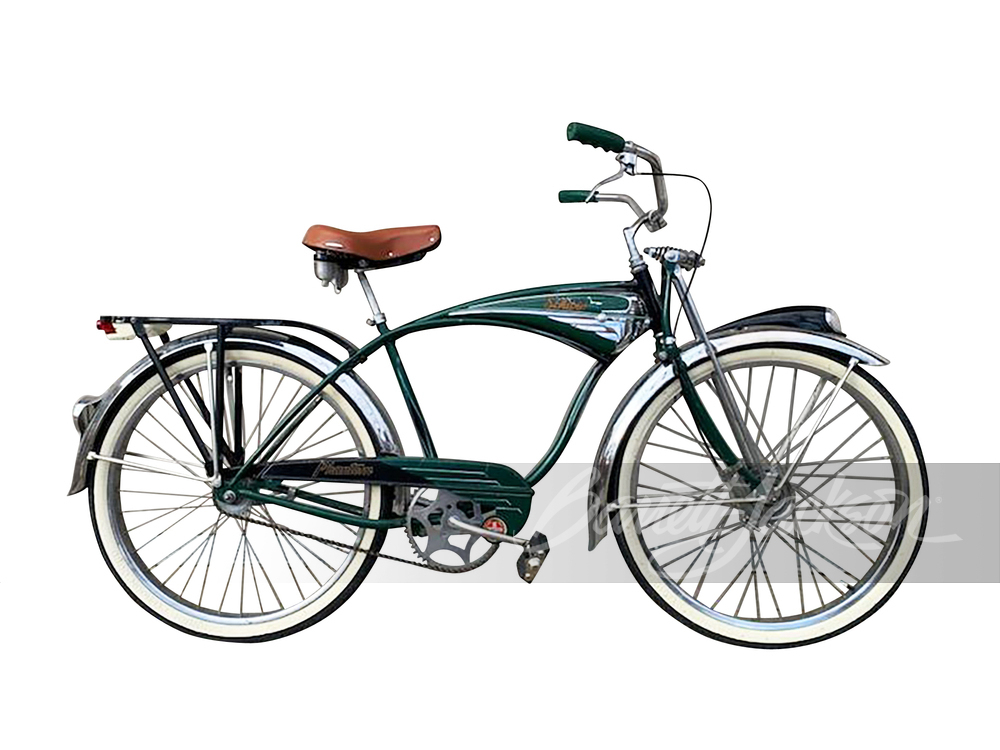 1958 SCHWINN GREEN PHANTOM BICYCLE