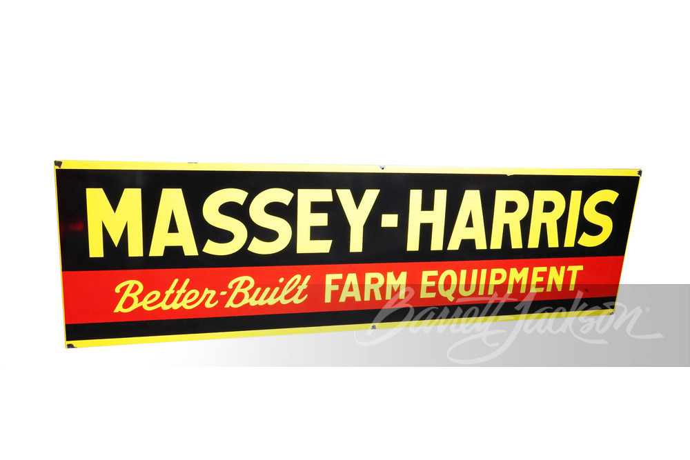 LARGE 1950S MASSEY-HARRIS PORCELAIN SIGN