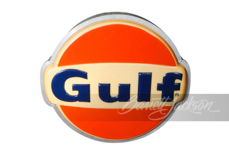 VINTAGE GULF OIL LIGHT-UP SIGN