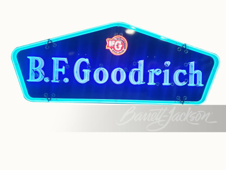 1950S BFGOODRICH NEON PORCELAIN SIGN