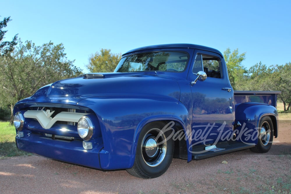 Lot 524 1955 FORD F-100 CUSTOM PICKUP | Barrett-Jackson