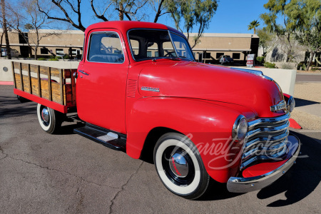 1950 CHEVROLET 3600 5-WINDOW FLATBED TRUCK