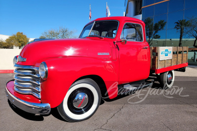 1950 CHEVROLET 3600 5-WINDOW FLATBED TRUCK - 6