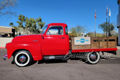 1950 CHEVROLET 3600 5-WINDOW FLATBED TRUCK - 7